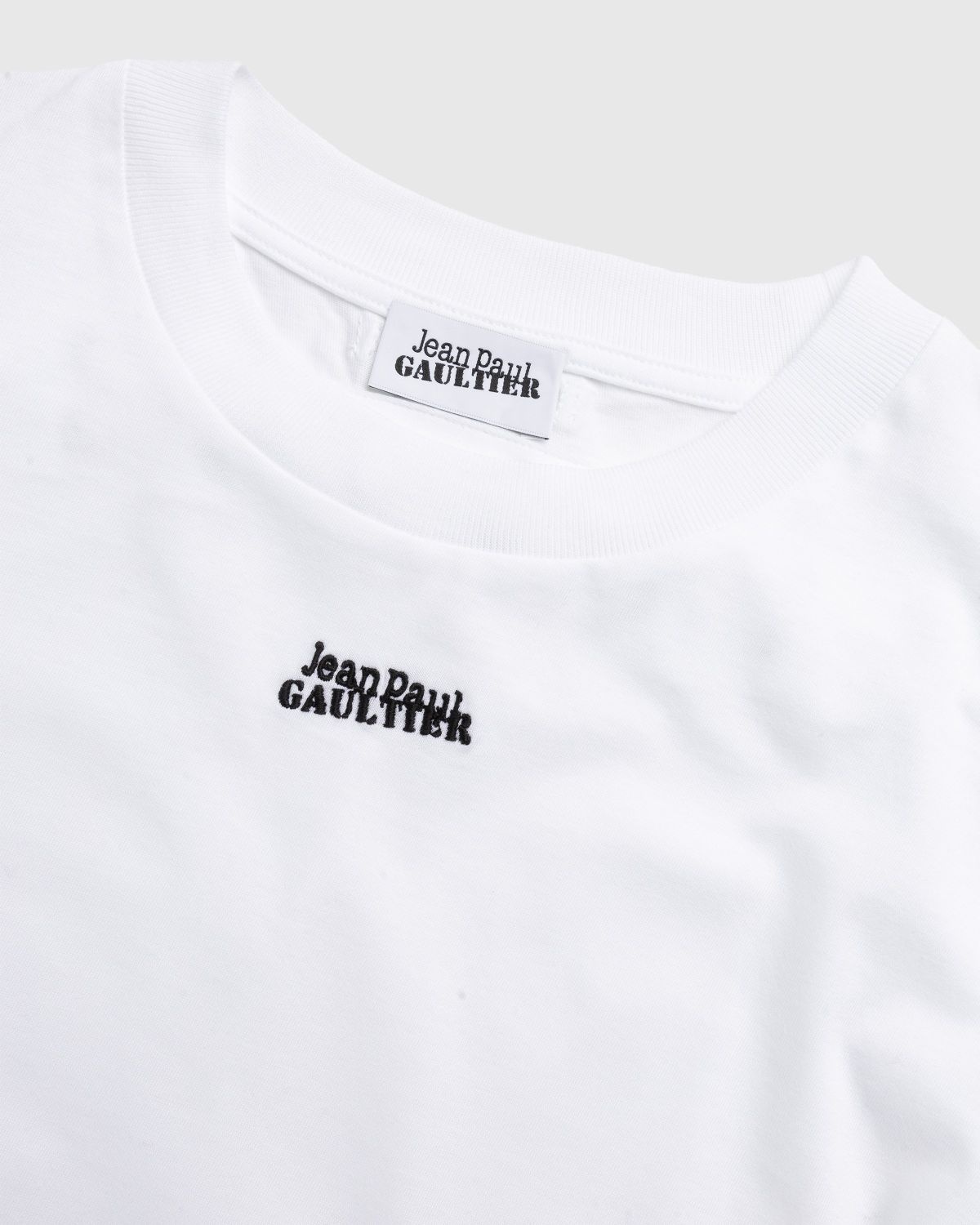 Jean Paul Gaultier – Oversize Laced Tee-Shirt White - 5