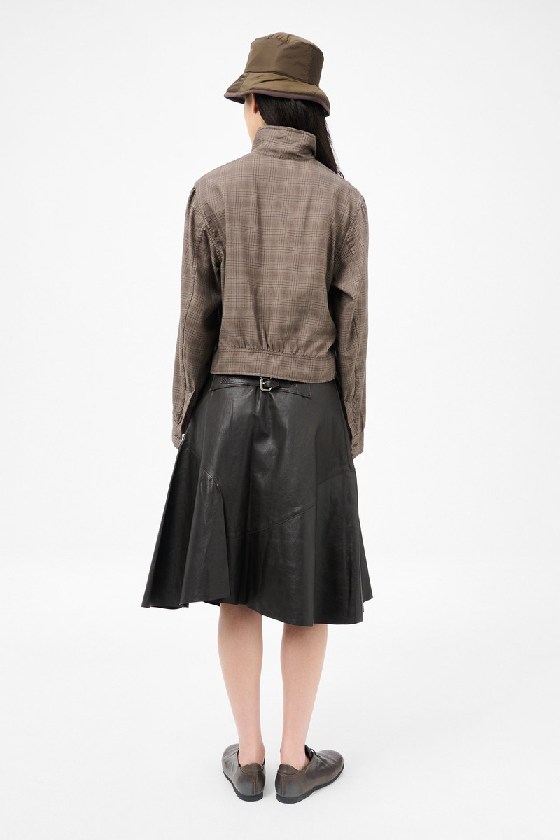 Tuxedo Bomber Dirty Brown Glen Plaid 6