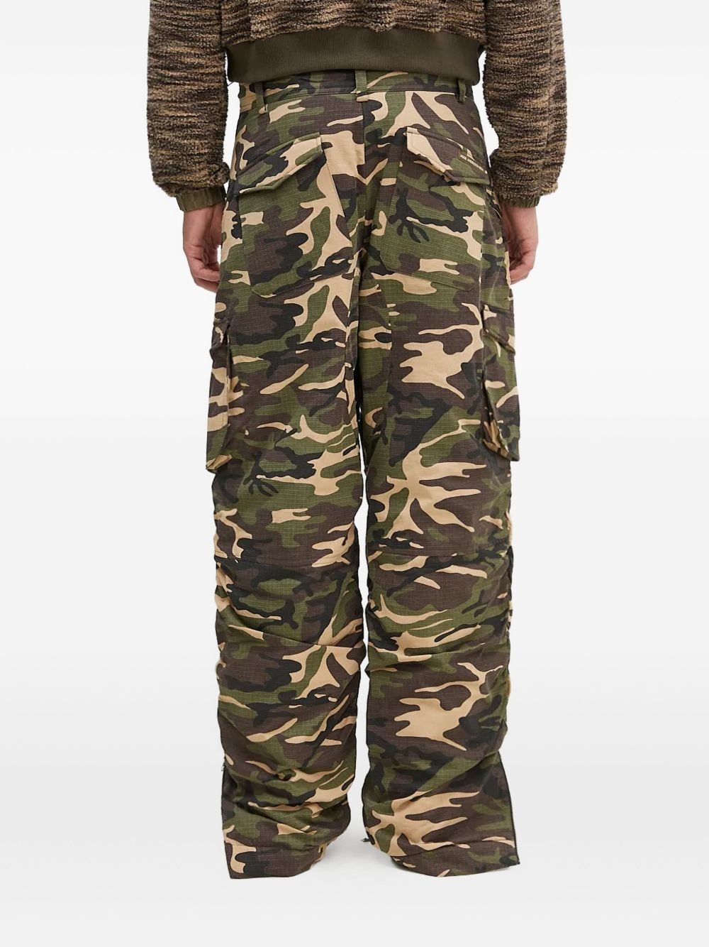 camouflage cargo trousers - 3