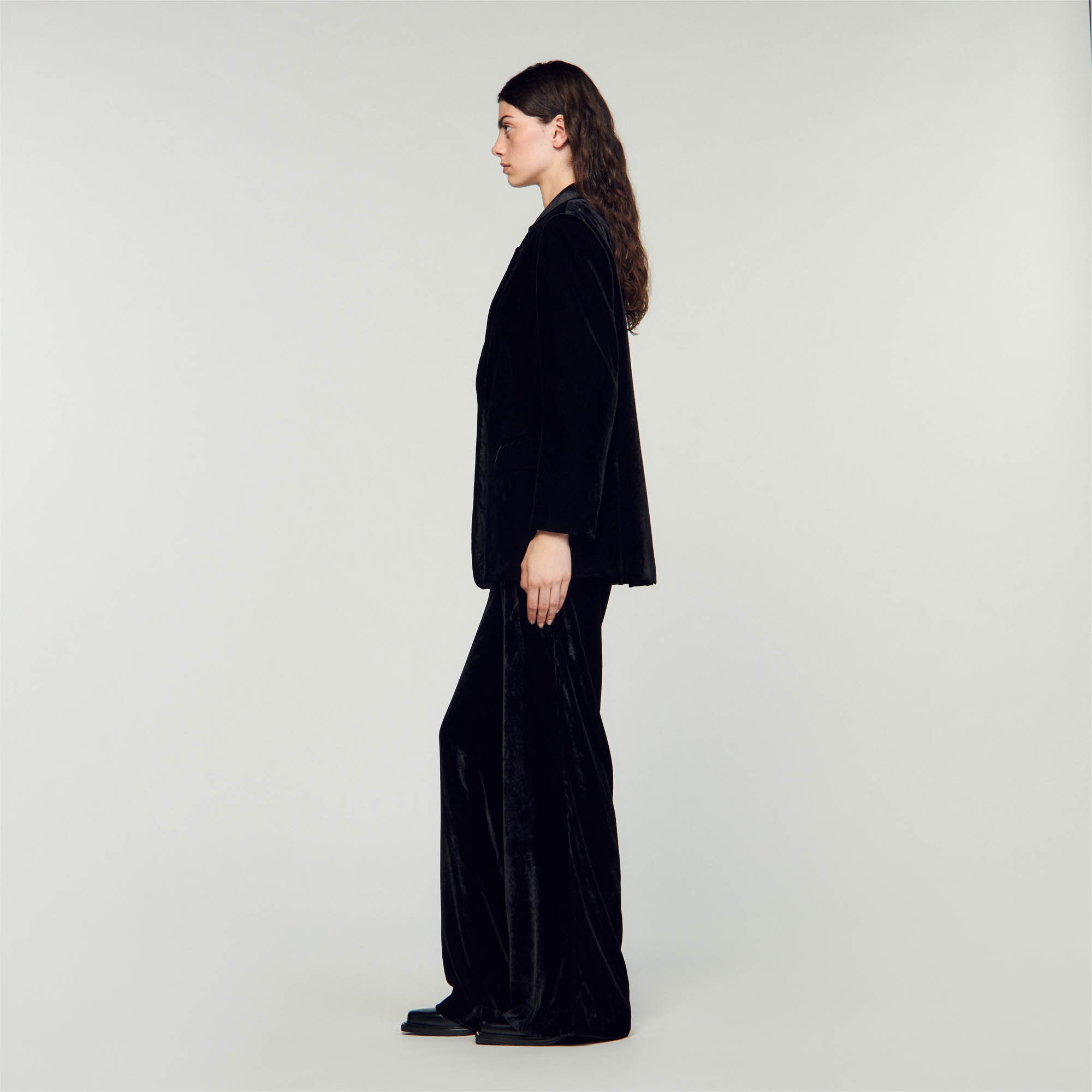 VELVET SUIT JACKET - 7