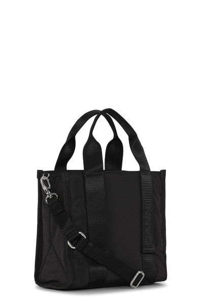 GANNI SMALL BLACK TECH TOTE outlook