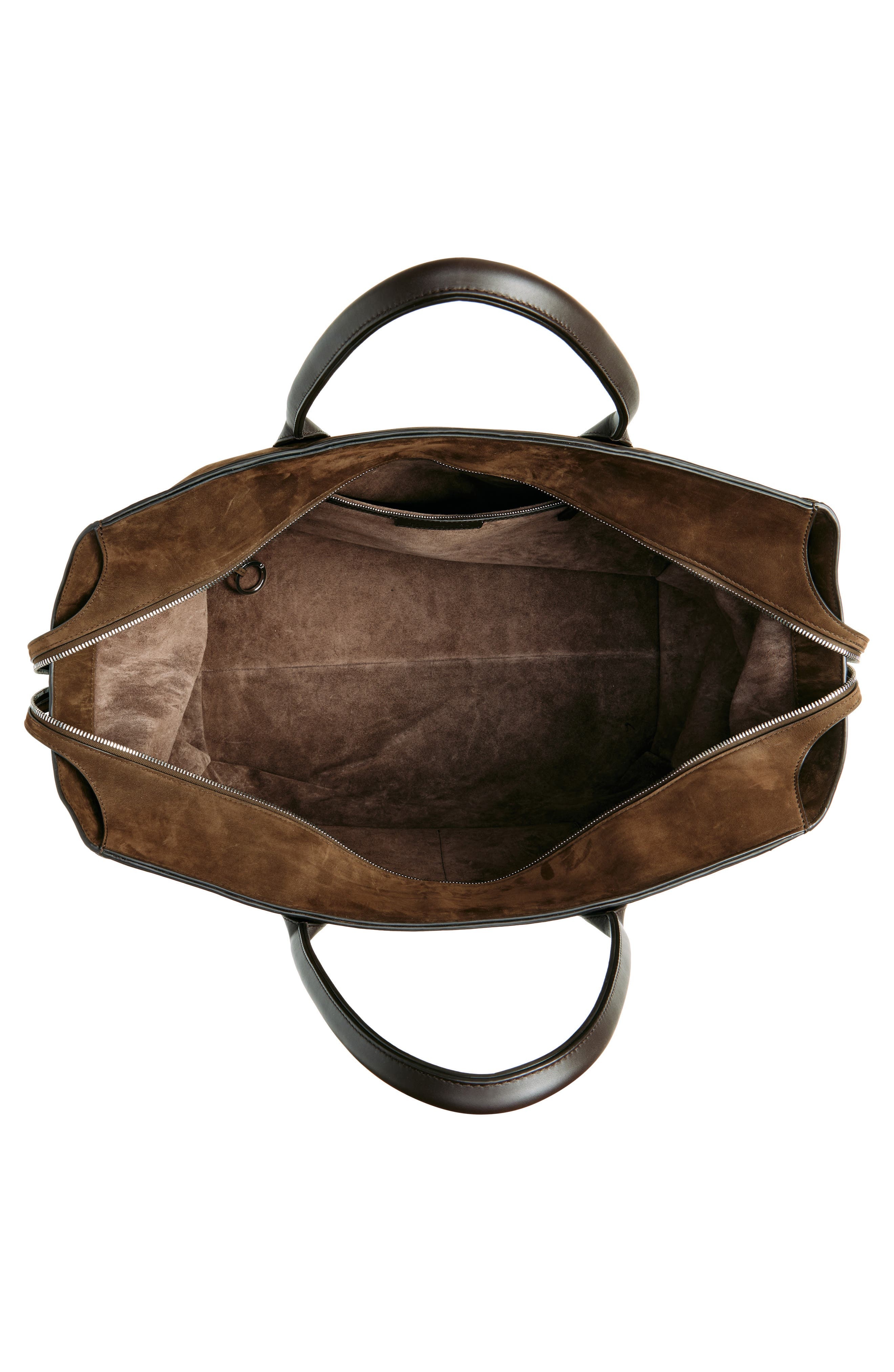 Bottega Veneta Large Zipped Cabat Nubuck Leather Tote in 2145 Fondant/Silver at Nordstrom - 3