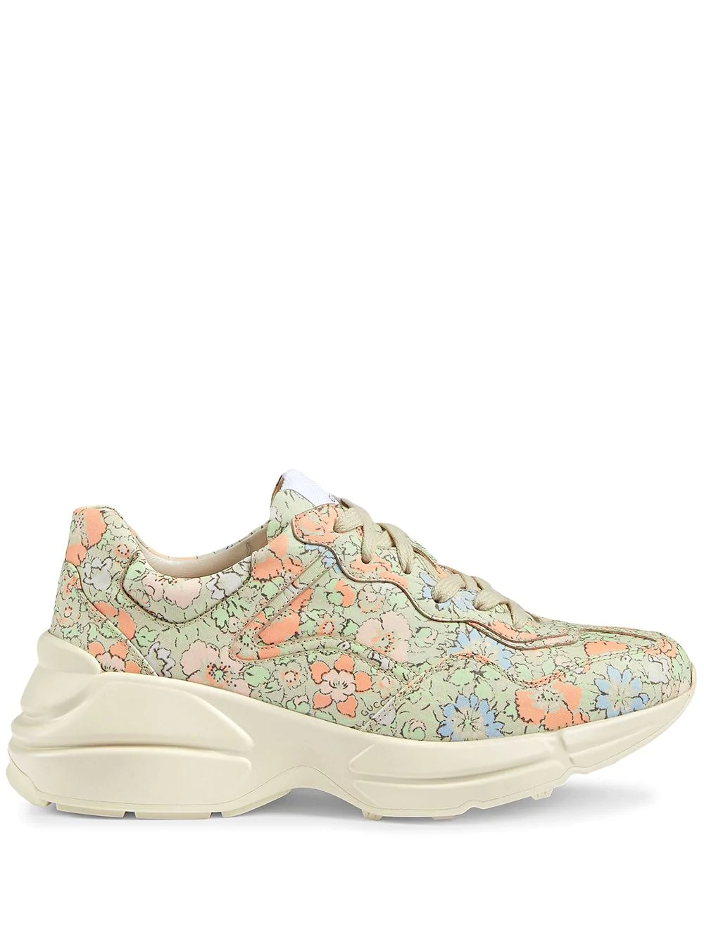 Liberty-print sneakers - 1