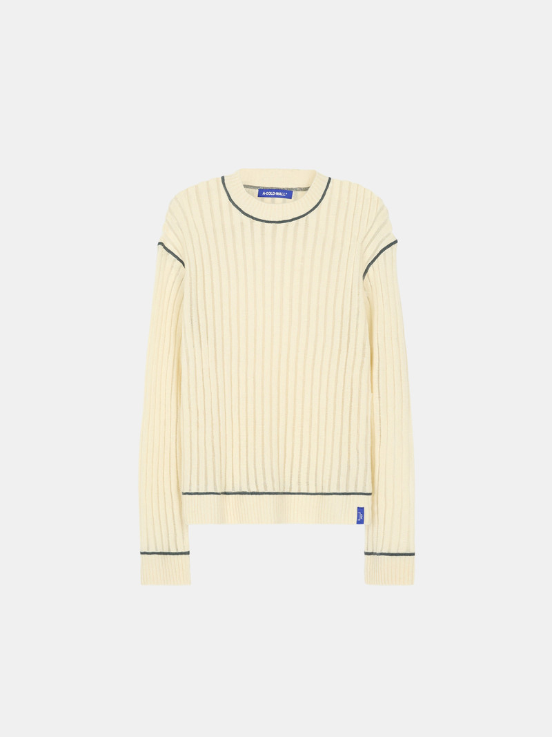 Translucent Knit Bone 1