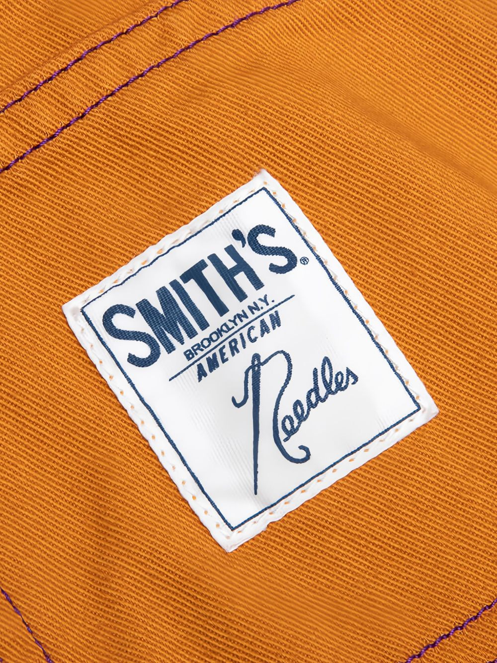 x Smith's butterfly-embroidered twill trousers - 3