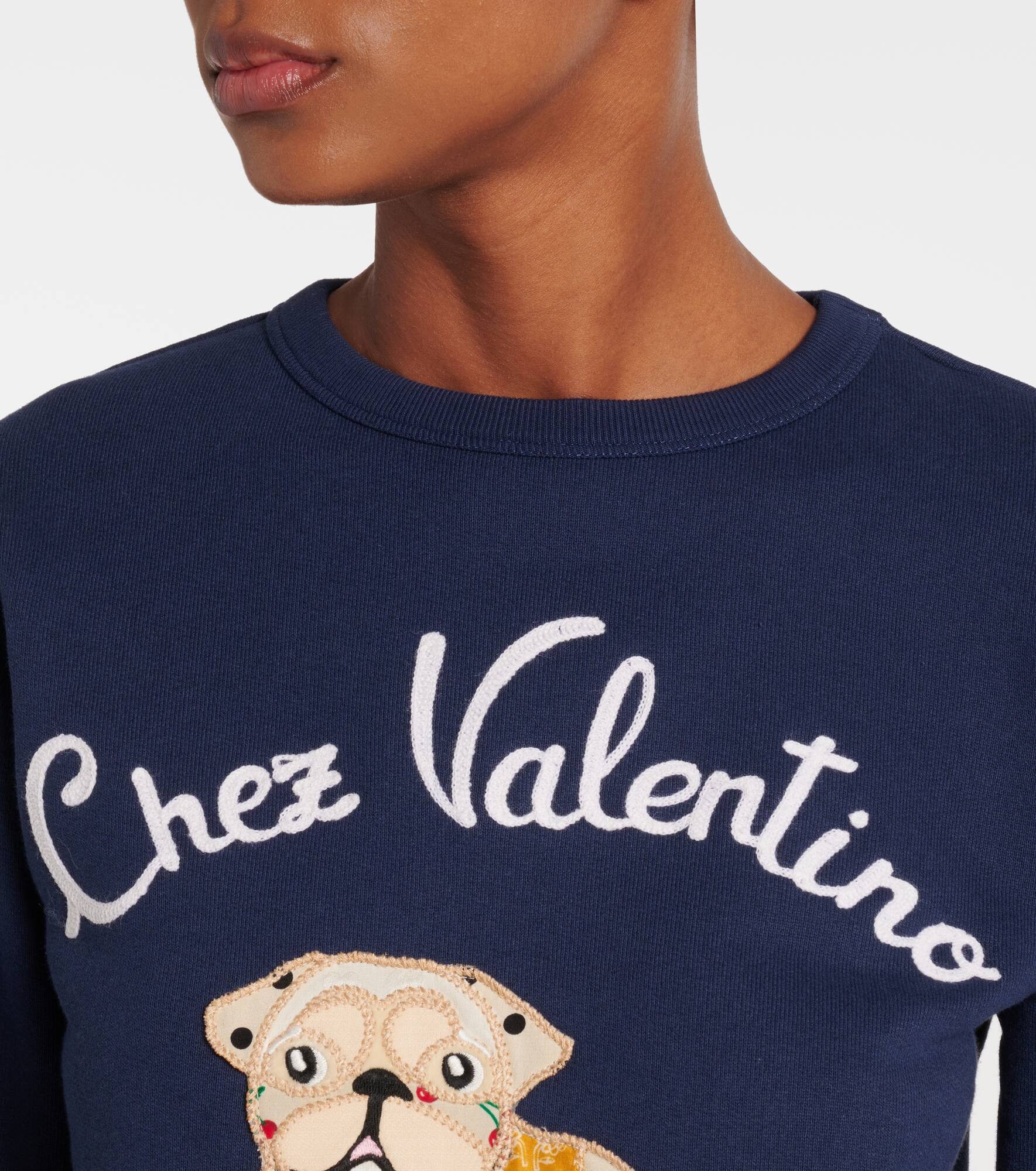 Embroidered cotton jersey sweatshirt - 4