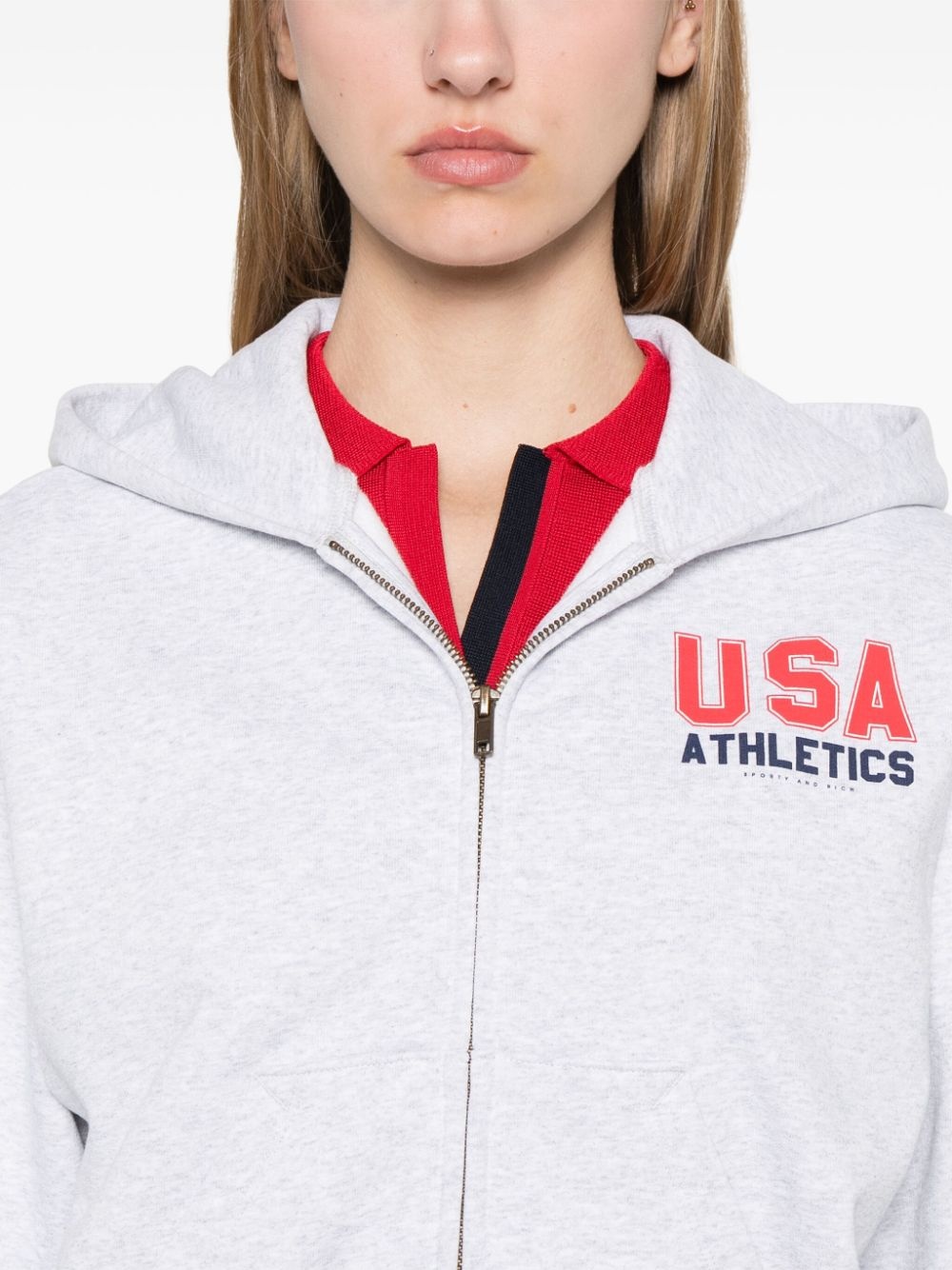 zip-up hoodie - 5
