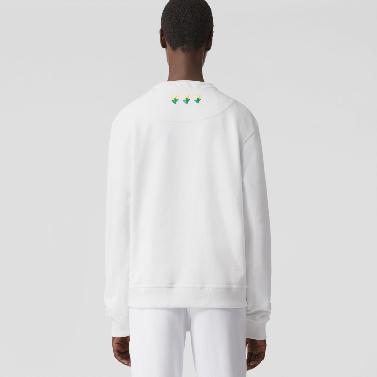 Logo Print Cotton Sweatshirt - 4