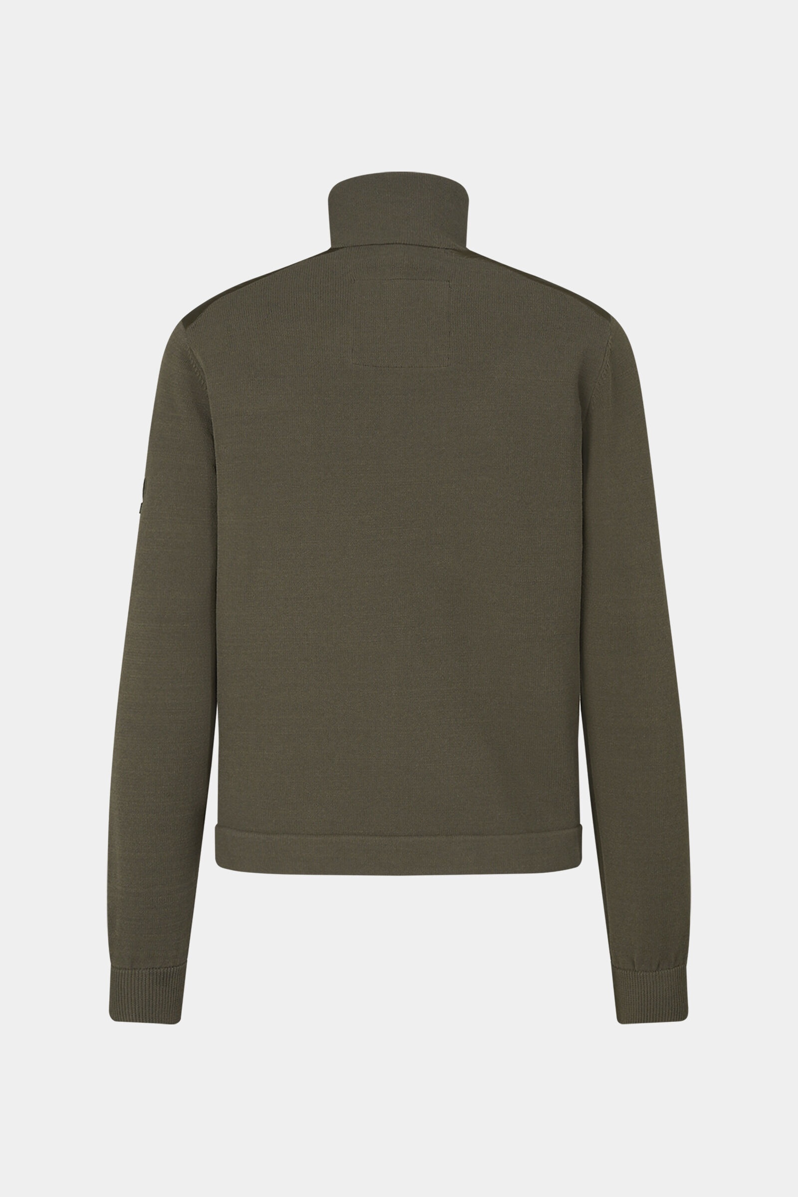Alexio Down knit jacket in Khaki - 8