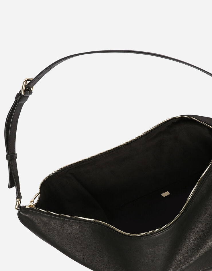 Calfskin half-moon hobo bag - 5