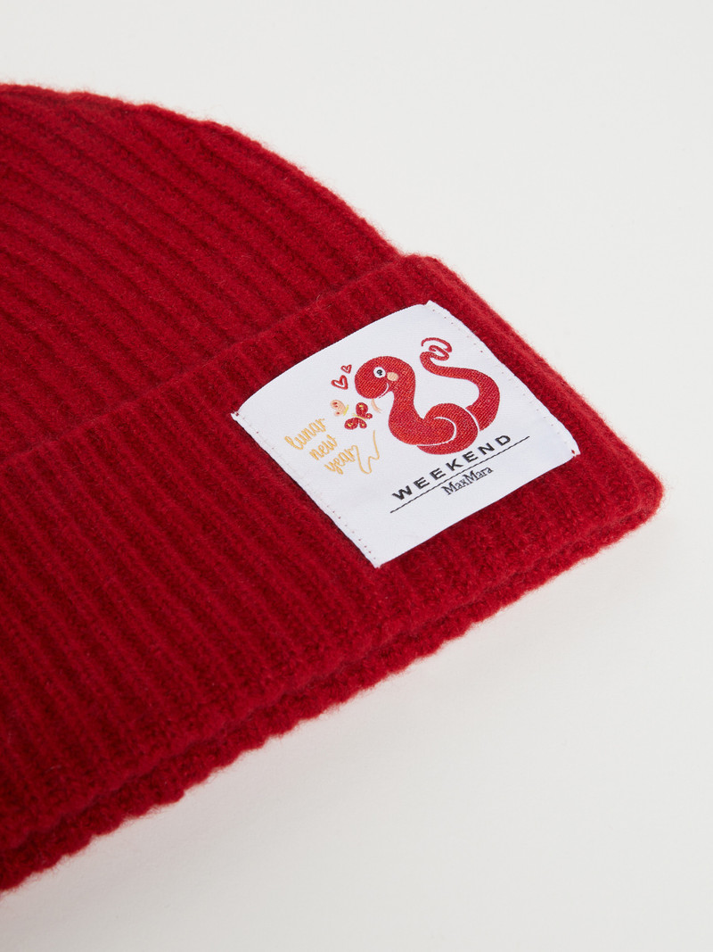 RASOIO Rib-knit cashmere beanie 3
