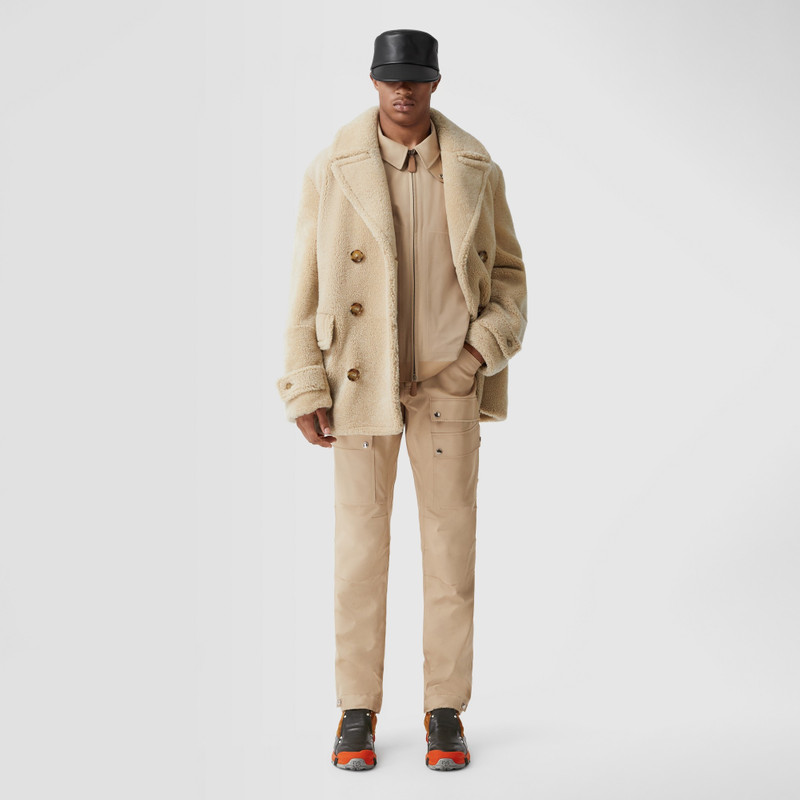 Shearling Pea Coat 4