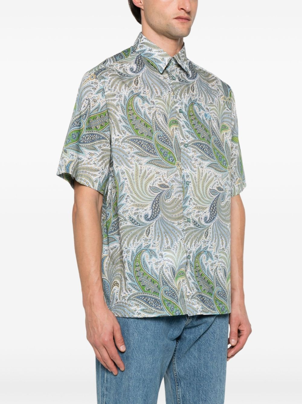 paisley-print shirt - 3