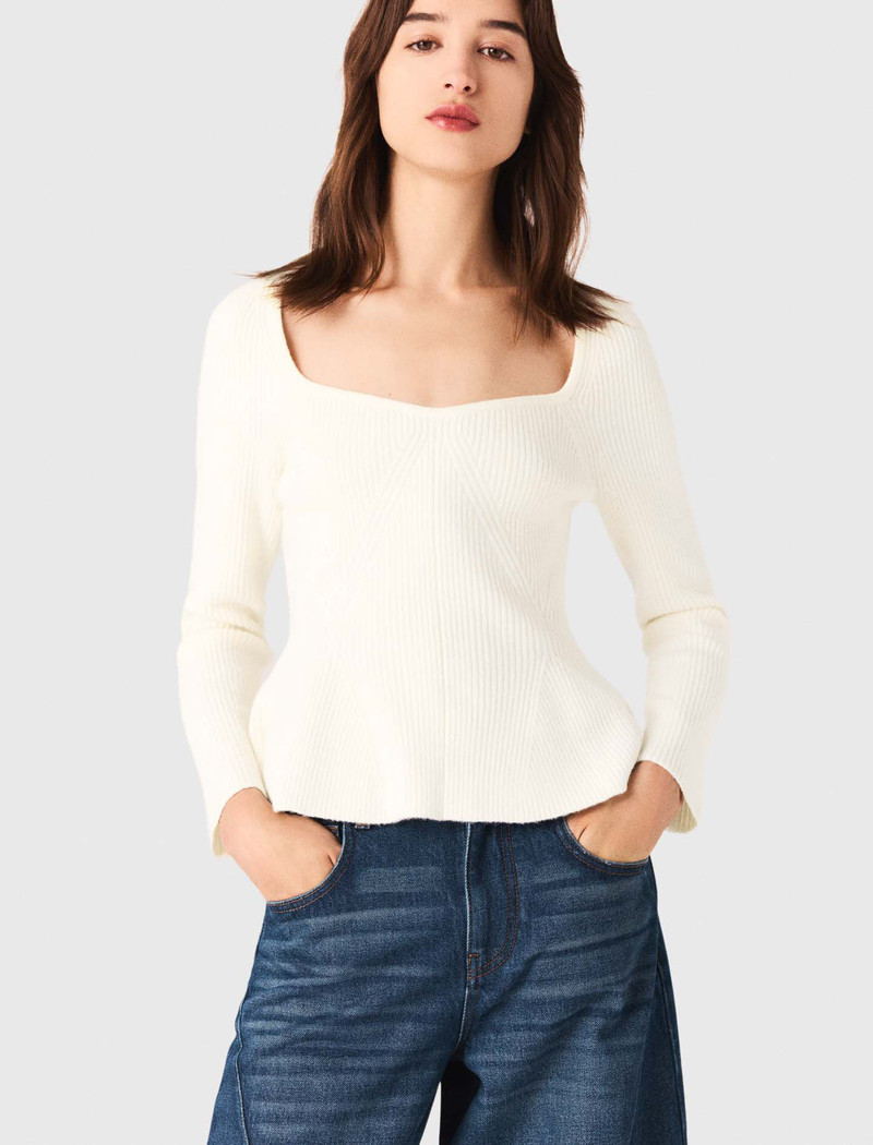 Peplum sweater 7