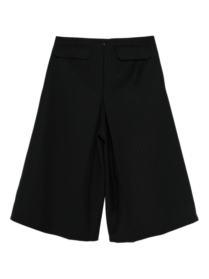 David Koma pinstripe cropped high-waisted trousers outlook