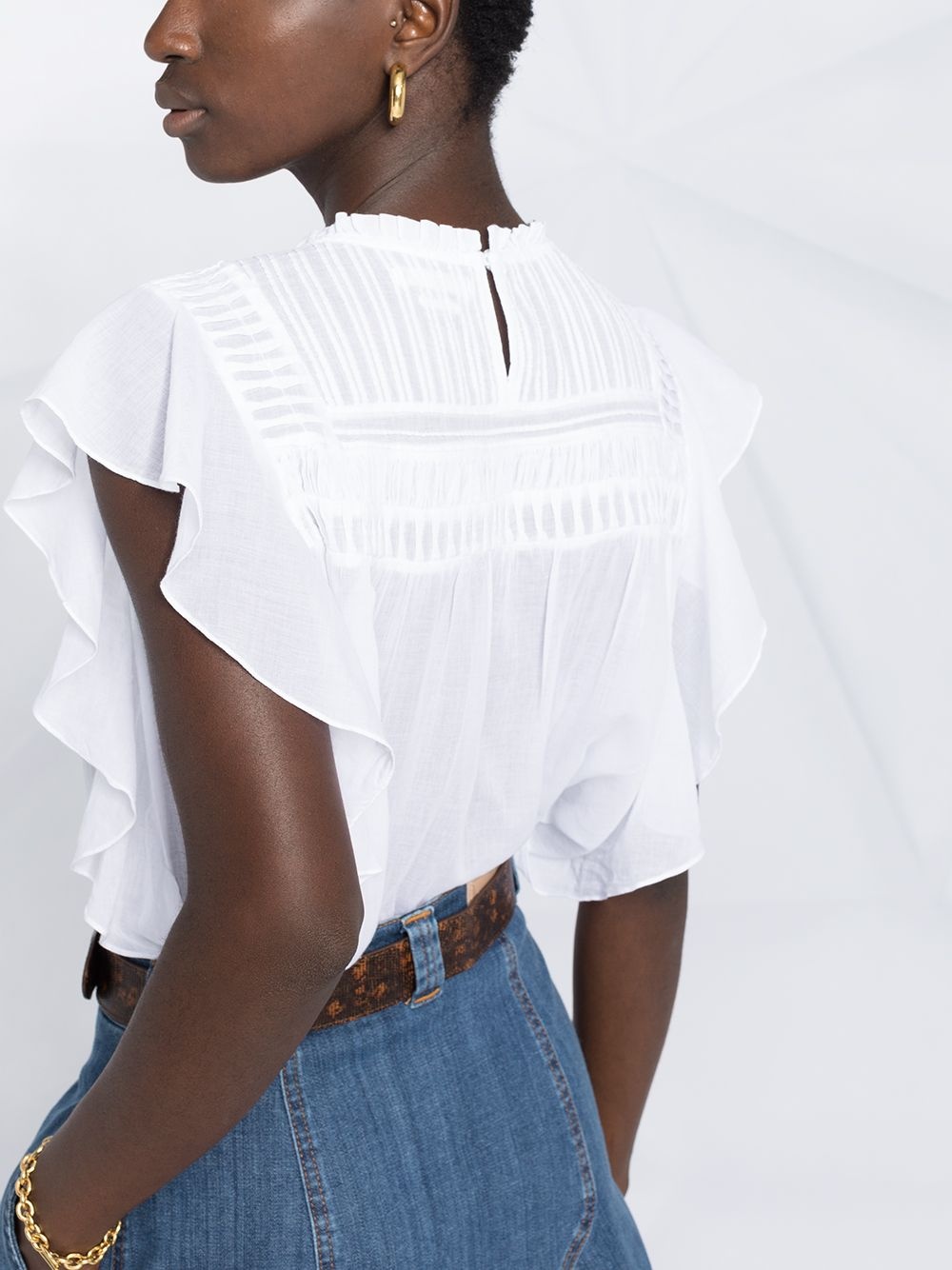 Layona ruffle trim blouse - 3