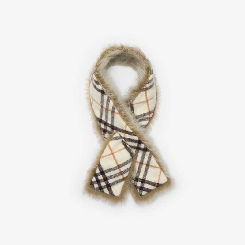Reversible Shearling Scarf 4