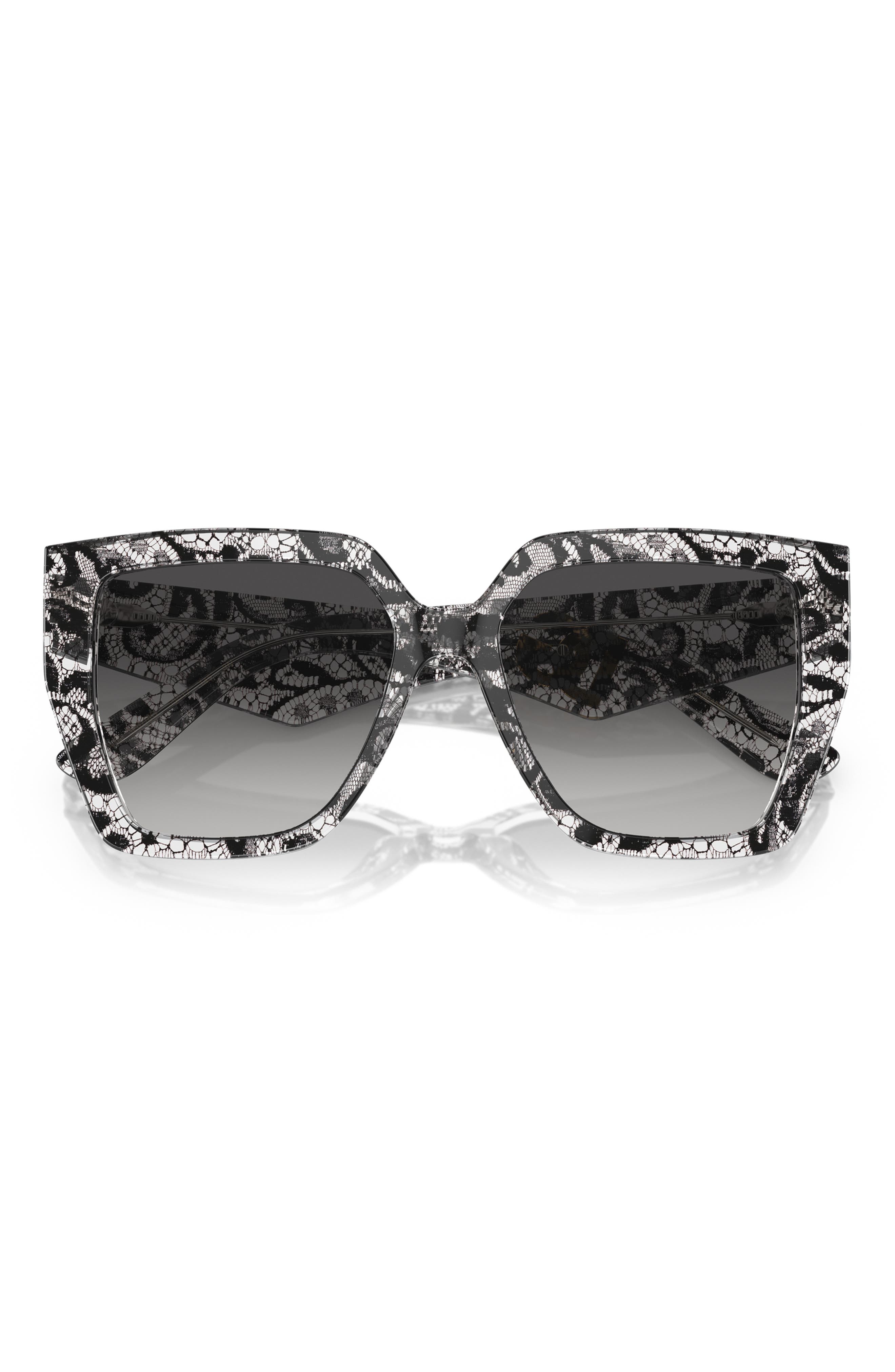 55mm Gradient Square Sunglasses - 5