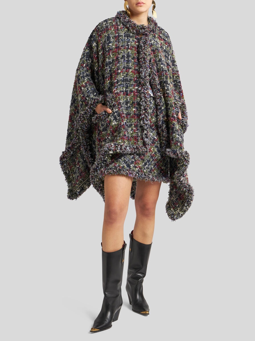 BOUCLÉ MINI SKIRT - 2