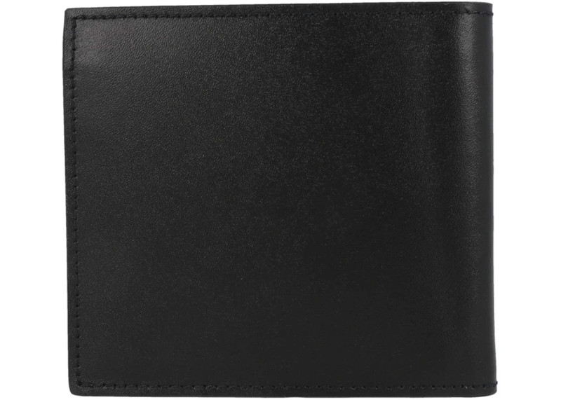 Alexander McQueen Alexander McQueen Graffiti Logo Bi-Fold Wallet Black/White outlook