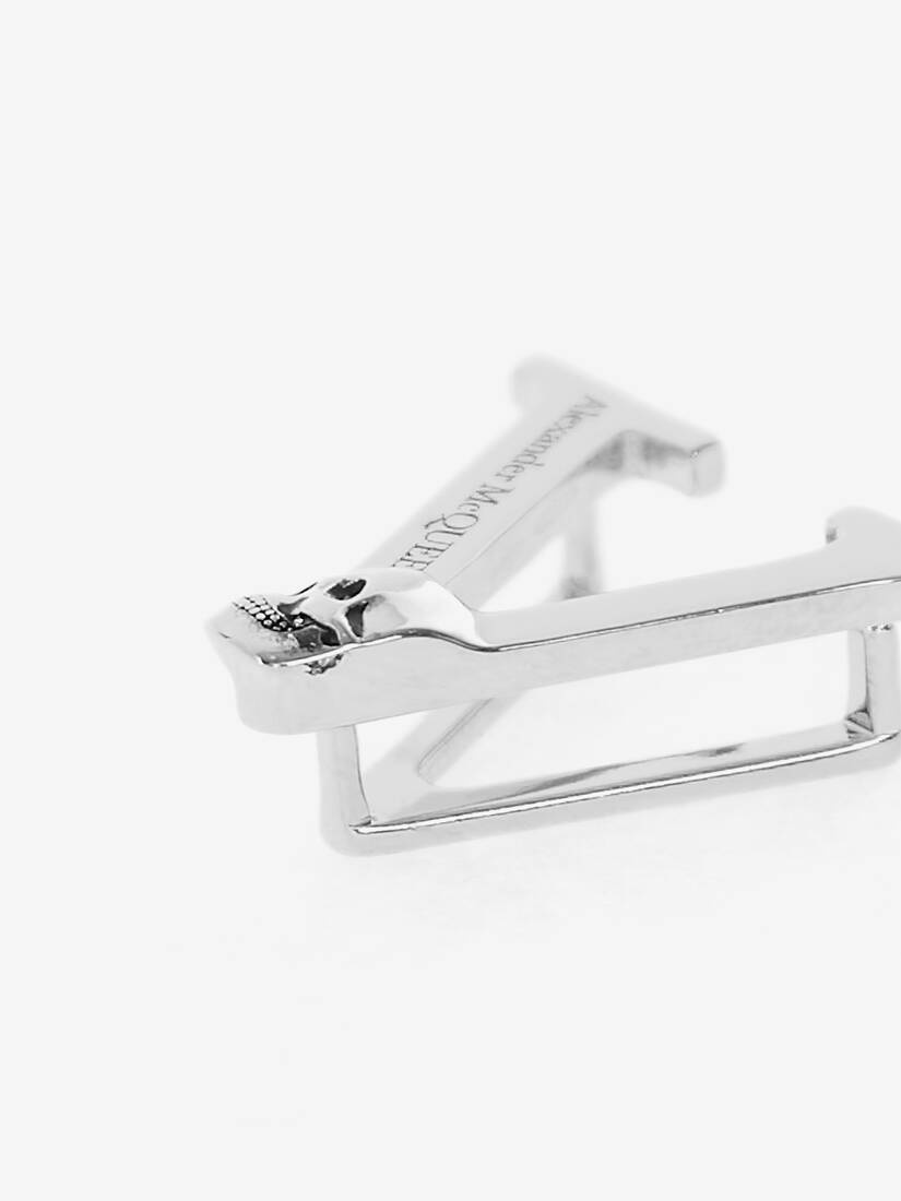 Alphabet Sneaker Charm in Silver - 2