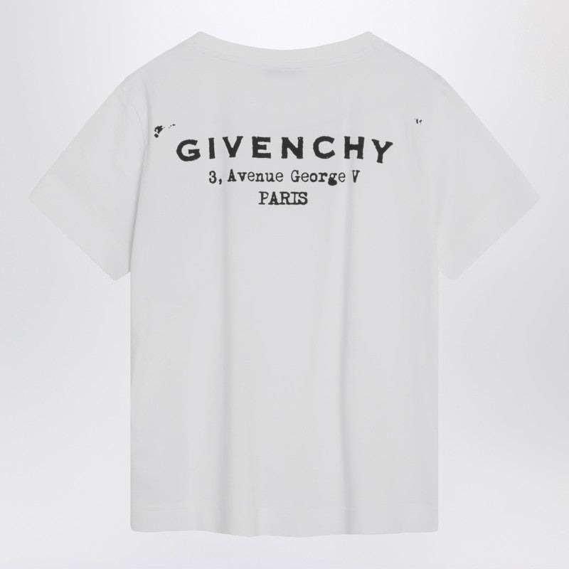 Givenchy White Cotton T-Shirt With Logo Women - 2