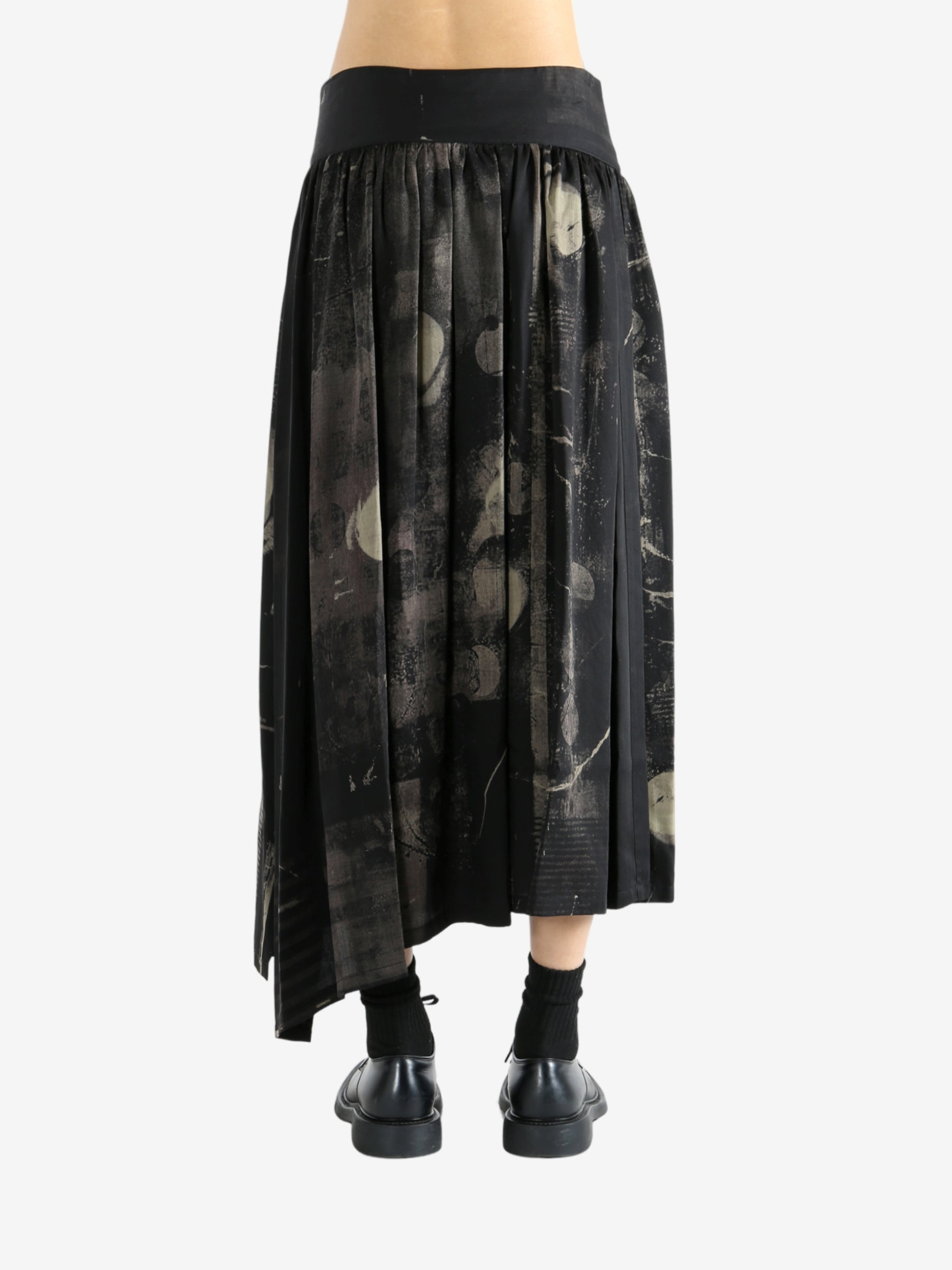 Y'S - Women I-Asymmetrical Gathered Skirt - 3