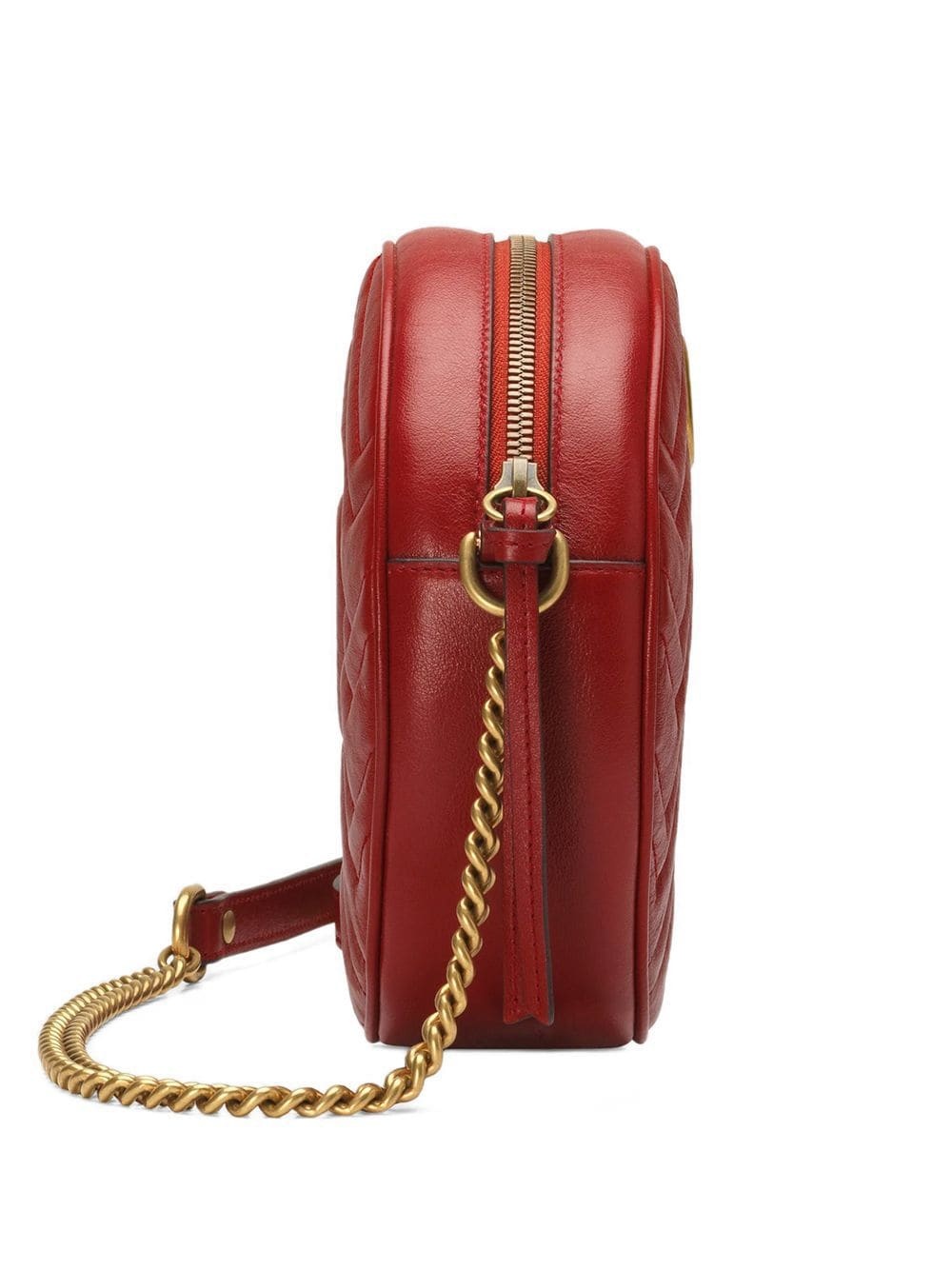 GG Marmont mini leather round shoulder bag - 8