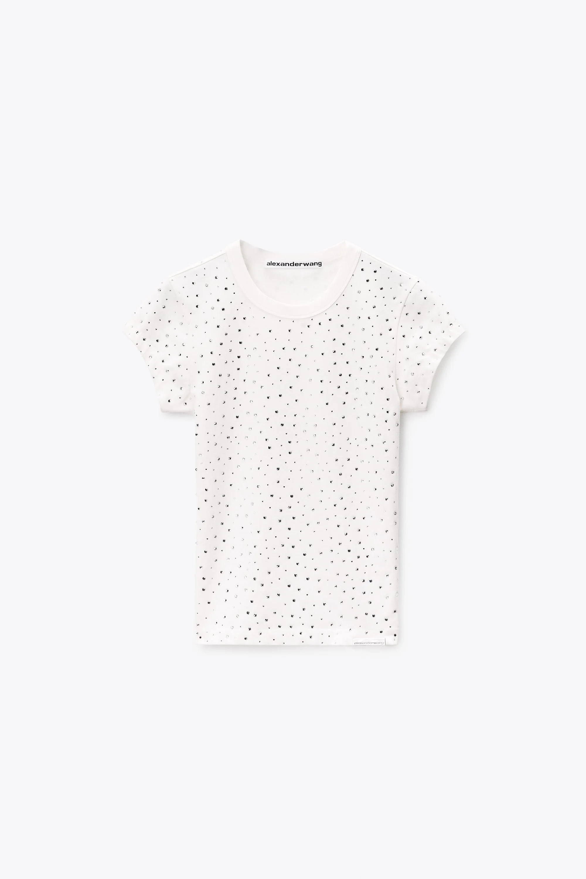 All Over Crystal Baby Tee - 1