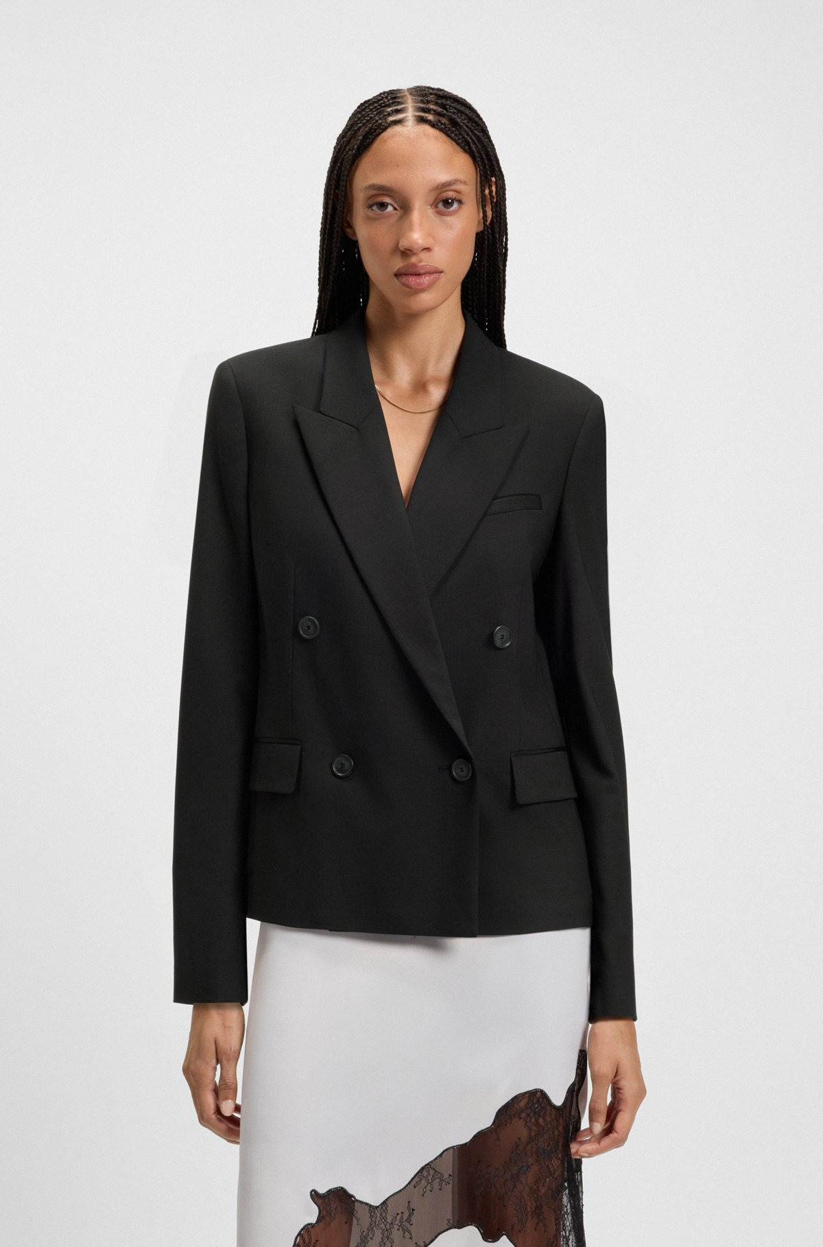 REGULAR-FIT BLAZER IN VIRGIN WOOL - 2