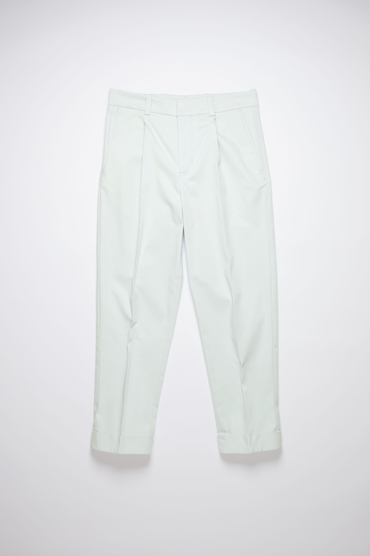 Tapered trousers - Pale green - 4