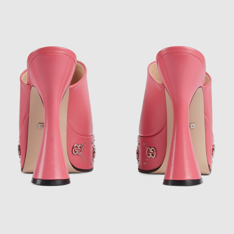 GUCCI Women's platform slide sandal outlook