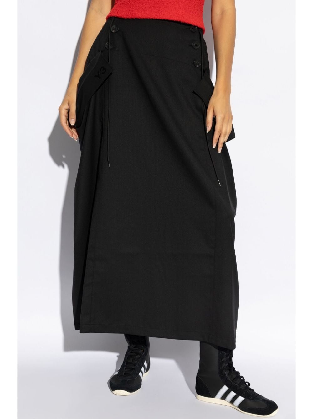 refined recycled-polyester skirt - 3