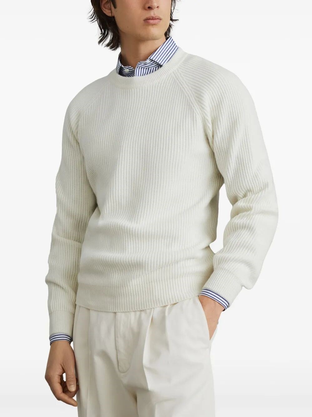 English Rib Knit Sweater - 5