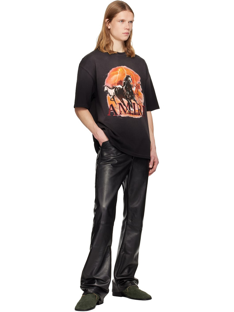 AMIRI Black Plains Oversized T-shirt outlook