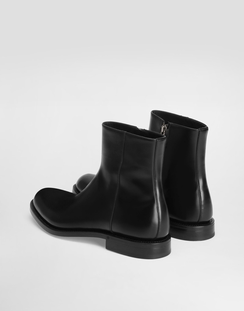 Dolce & Gabbana Brushed leather ankle boots outlook