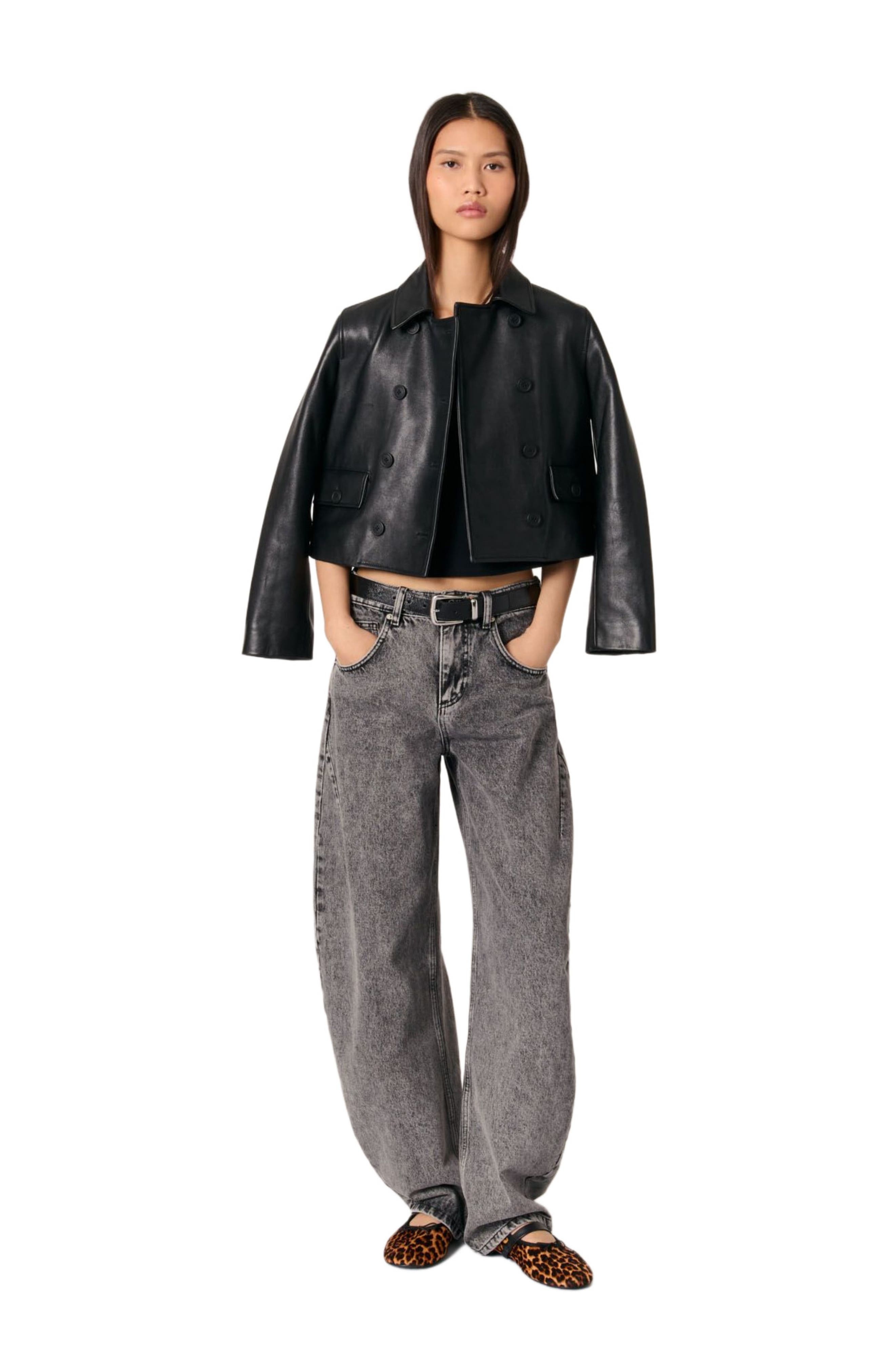 maje Balloon jeans in Grey at Nordstrom - 1