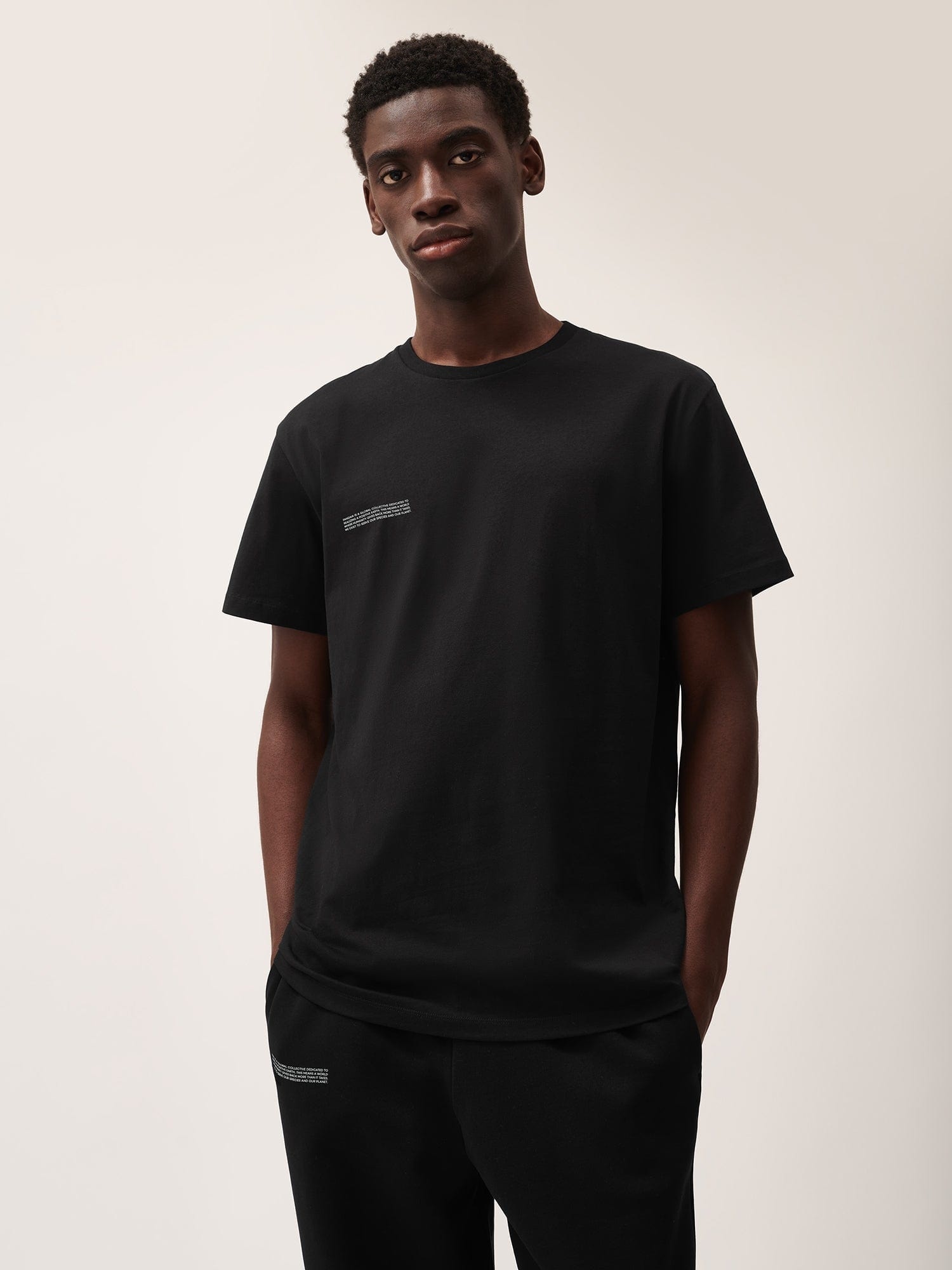 Mens 365 Midweight T-shirt - Black - 2