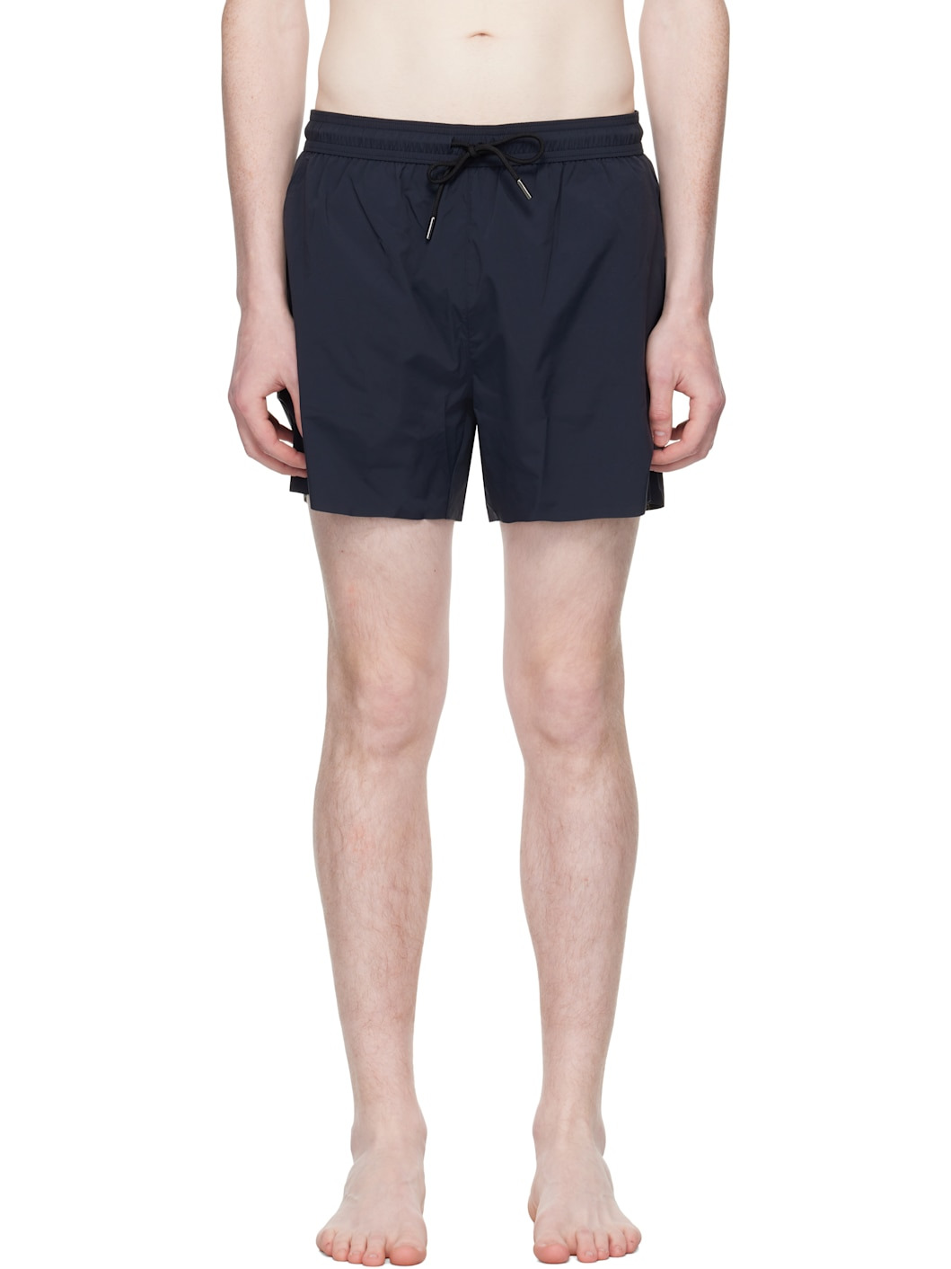 Navy BECKHAM Edition Soft-Touch Swim Shorts - 1
