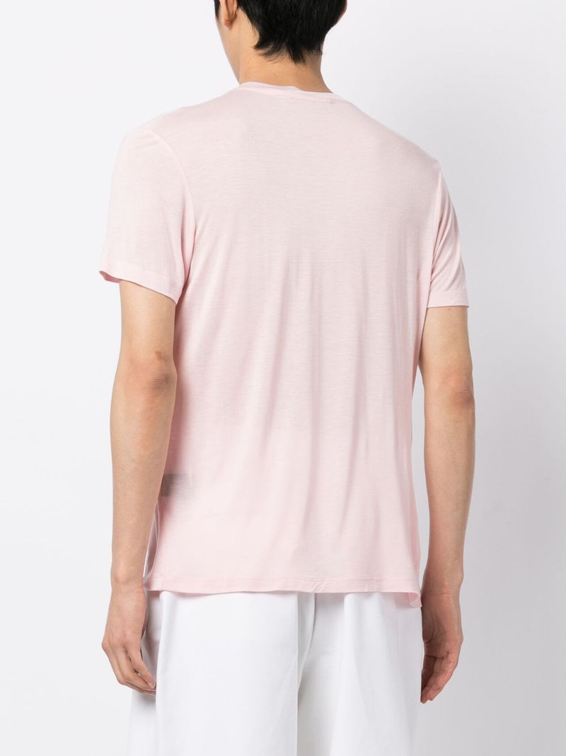 ruched-detail short-sleeve T-shirt 4