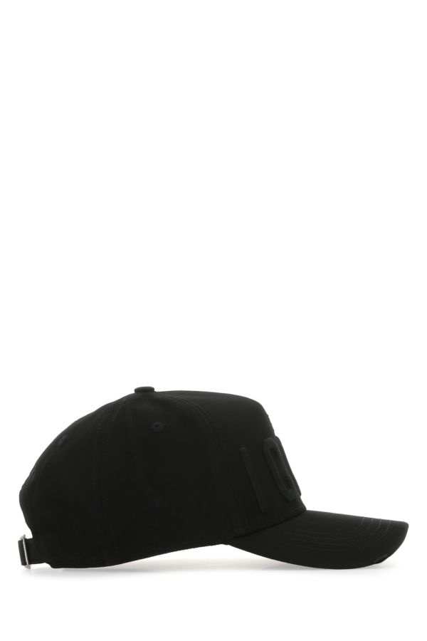 DSQUARED2 Dsquared Woman Black Cotton Be Icon Baseball Cap