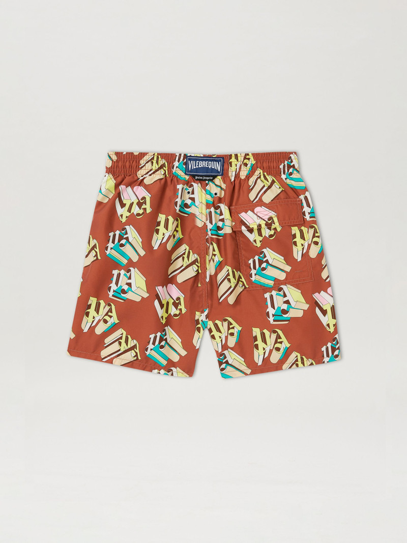 Palm Angels PAxVILEBREQUIN MONOGRAM SWIMWEAR outlook