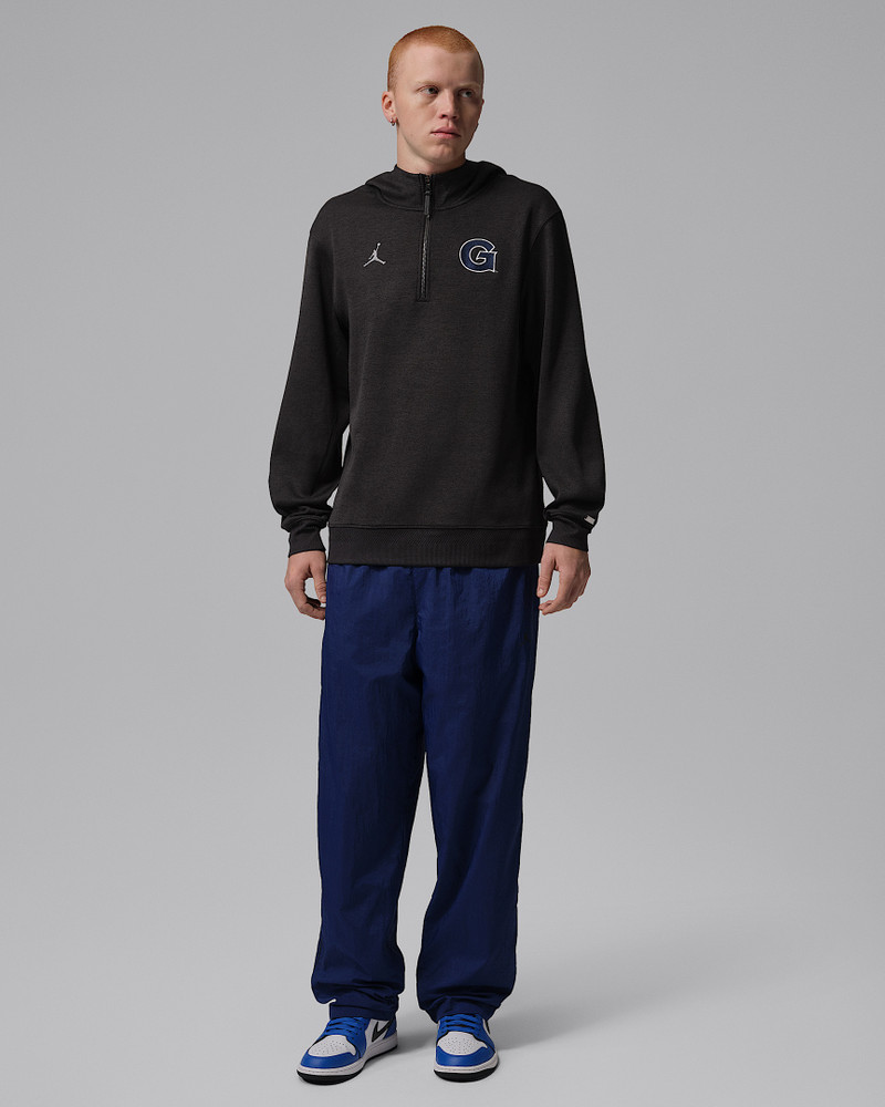Georgetown Hoyas Nike NCAA Men's Basketball Coaches' Pullover Hoodie 8