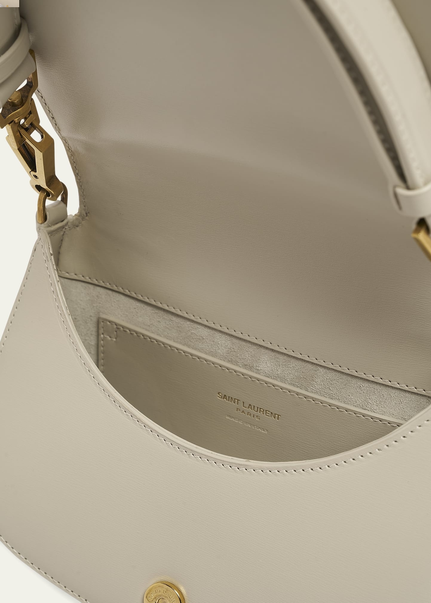 Mini YSL Top-Handle Bag in Calfskin Leather - 4