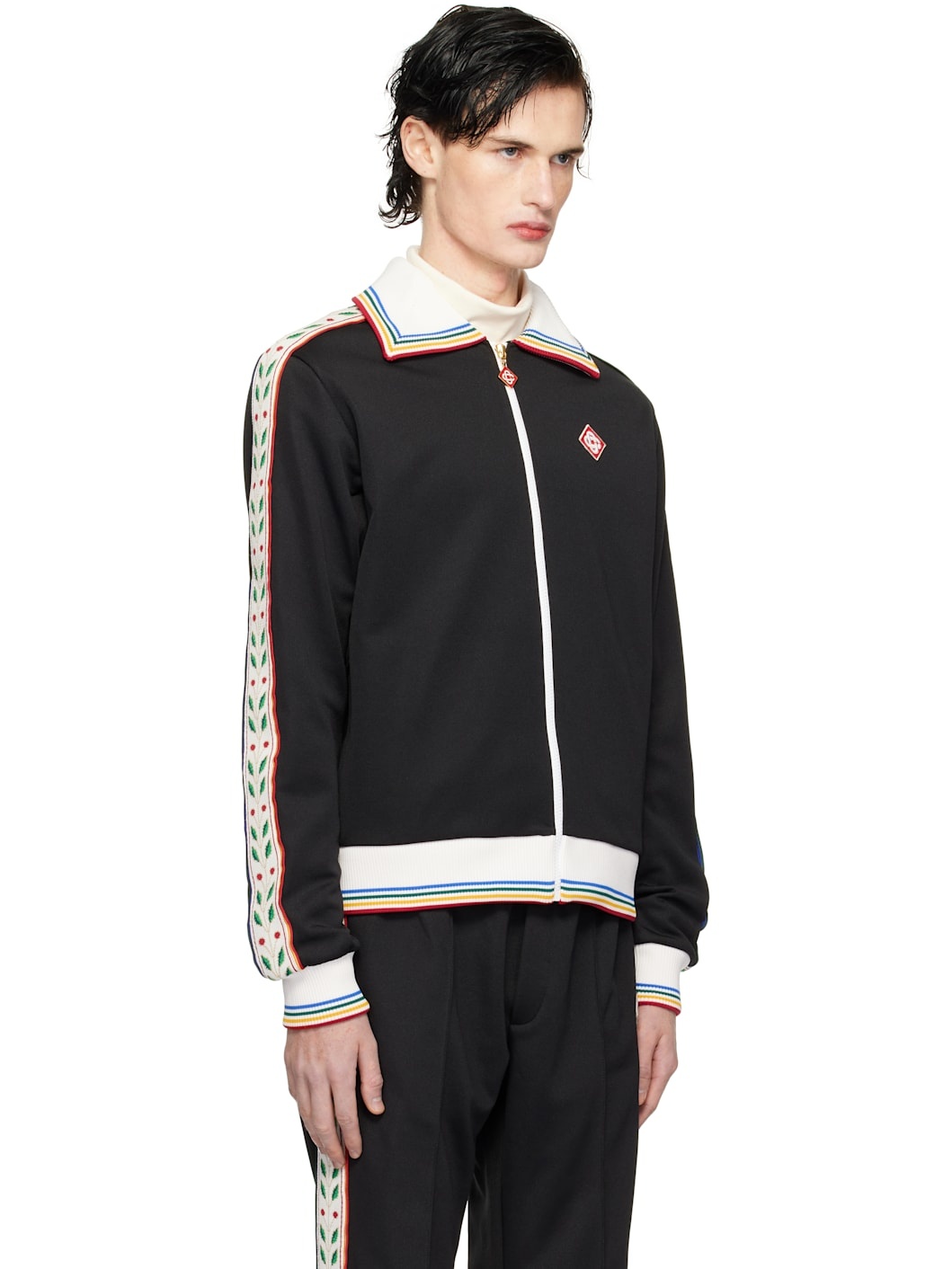Black Laurel Track Jacket - 2