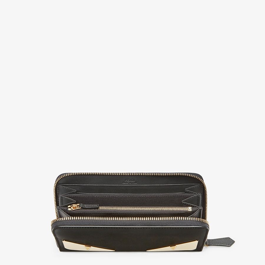 Black leather wallet - 3