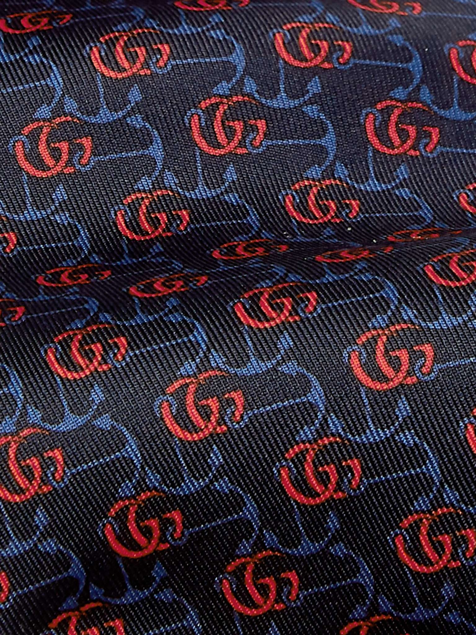 7cm Logo-Jacquard Silk-Twill Tie - 3