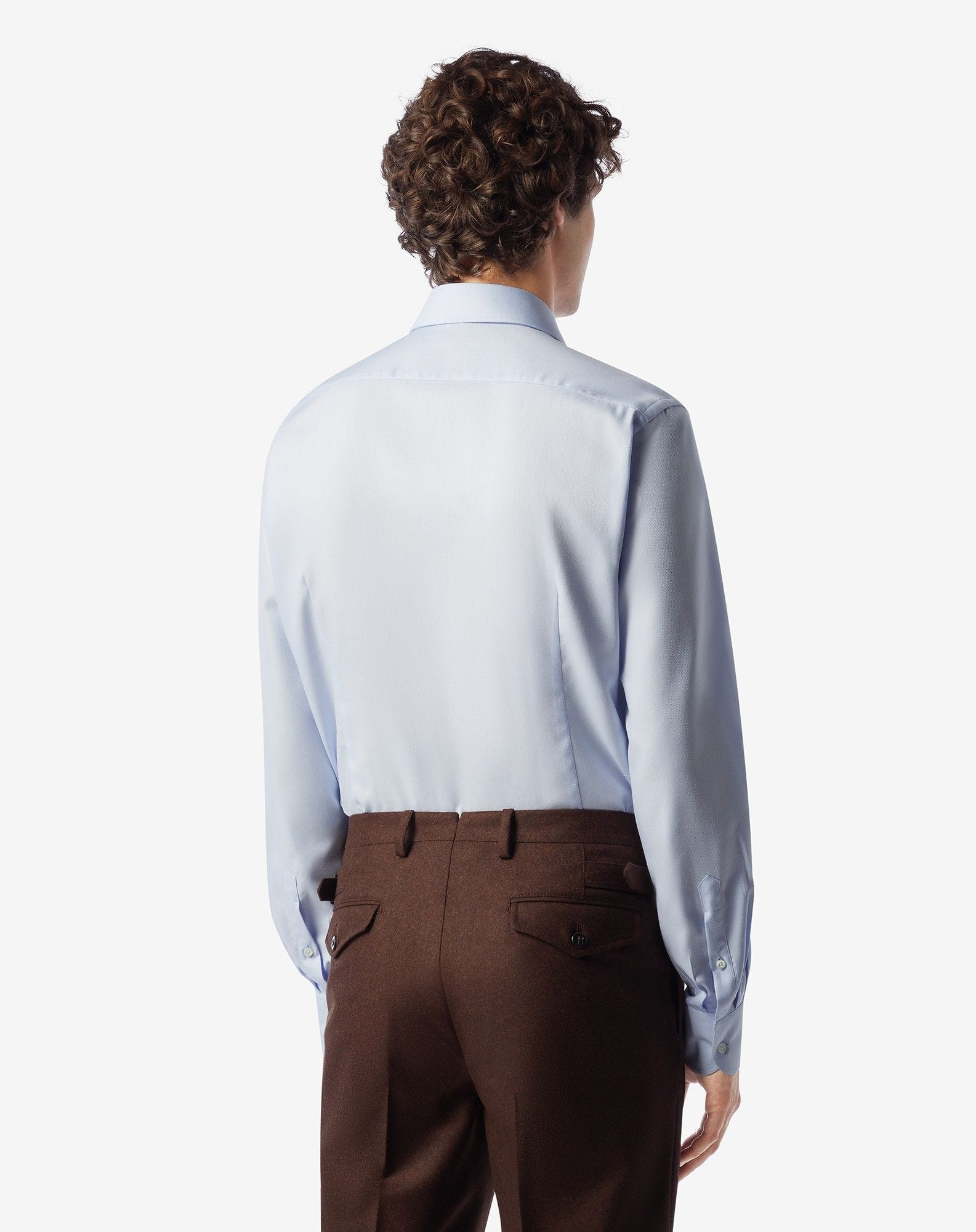 Light blue cotton twill shirt - 4