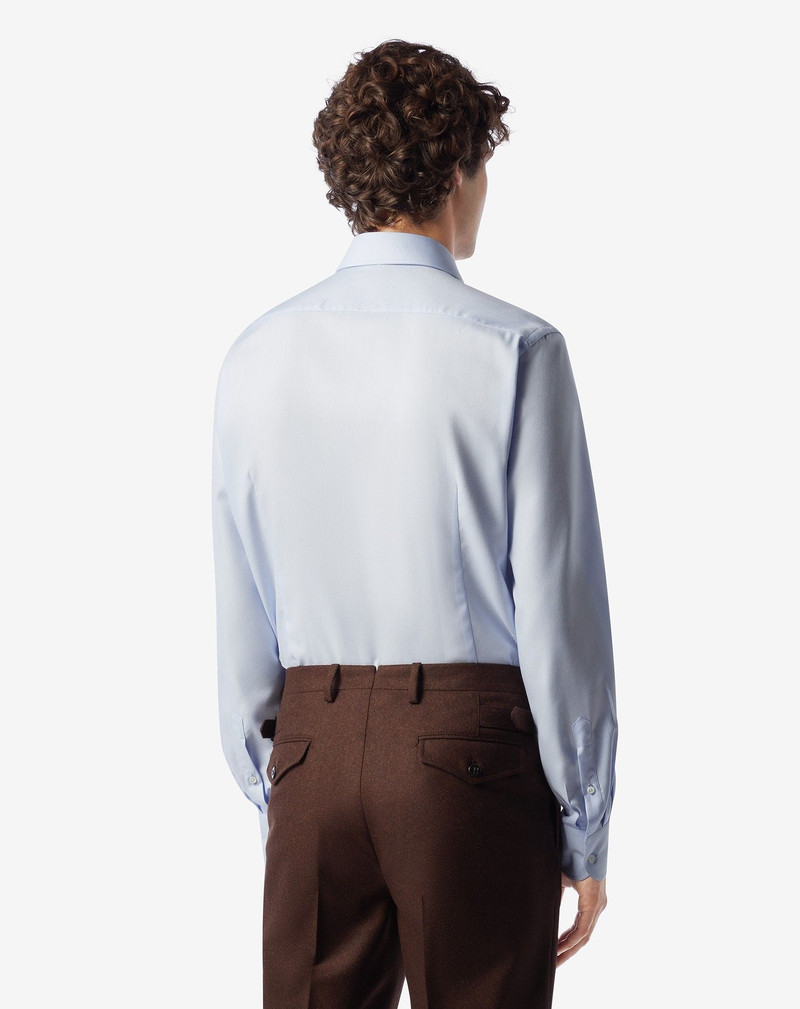 Light blue cotton twill shirt 4