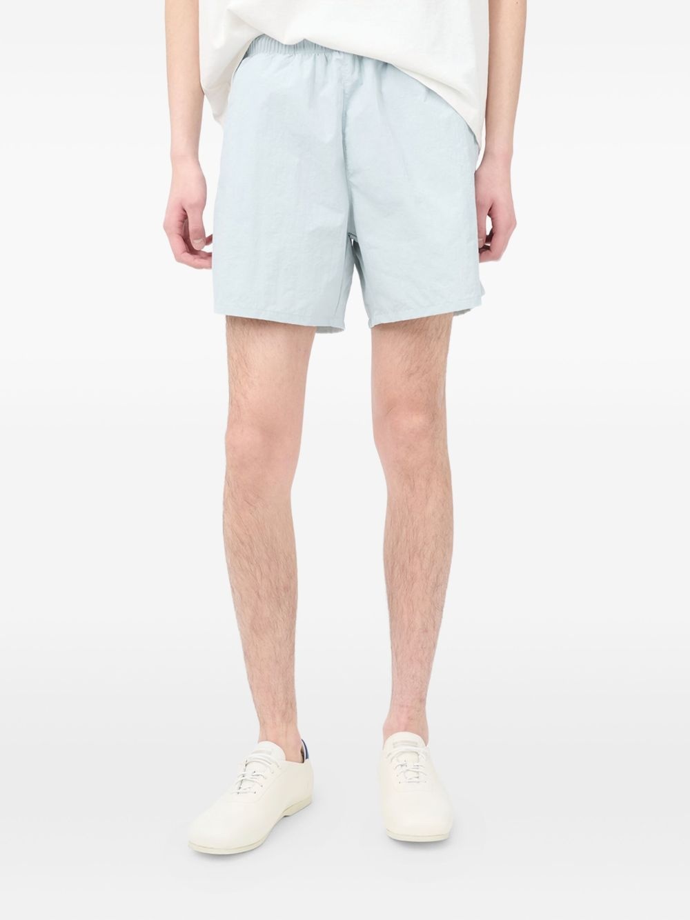 elasticated-waistband shorts - 4